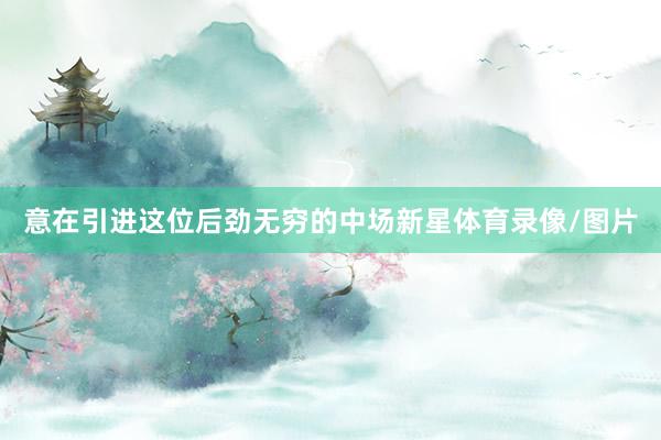 意在引进这位后劲无穷的中场新星体育录像/图片