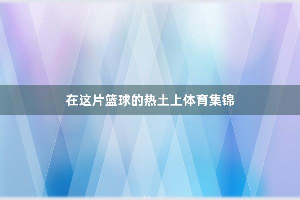 在这片篮球的热土上体育集锦