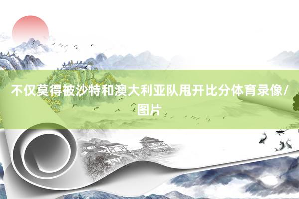不仅莫得被沙特和澳大利亚队甩开比分体育录像/图片