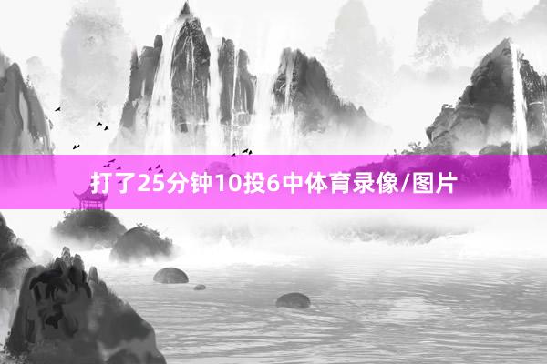 打了25分钟10投6中体育录像/图片