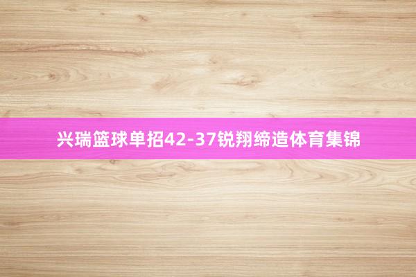 兴瑞篮球单招42-37锐翔缔造体育集锦