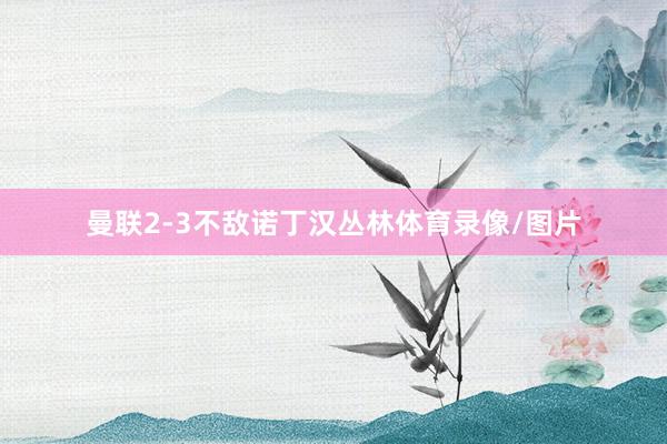 曼联2-3不敌诺丁汉丛林体育录像/图片