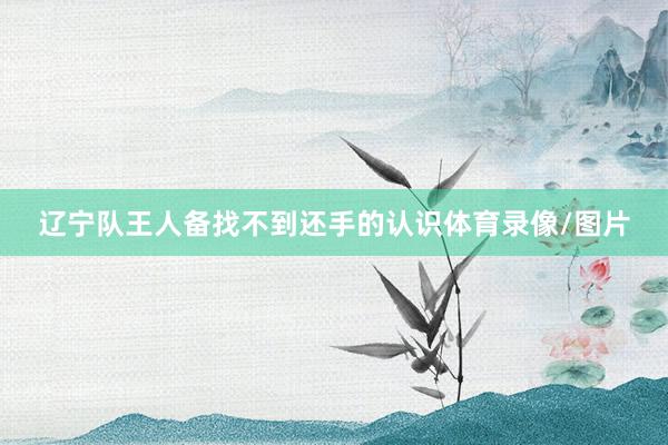 辽宁队王人备找不到还手的认识体育录像/图片