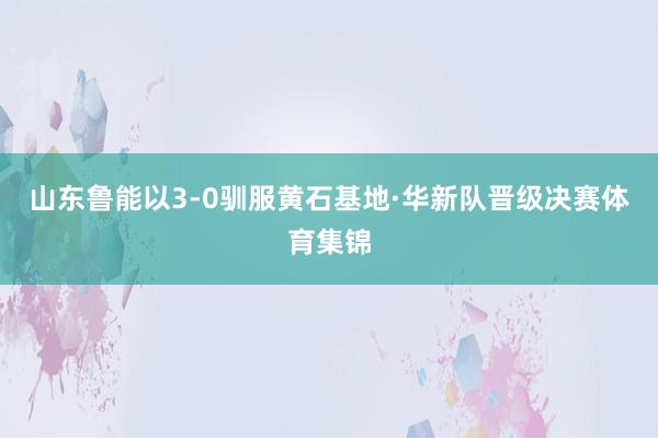 山东鲁能以3-0驯服黄石基地·华新队晋级决赛体育集锦