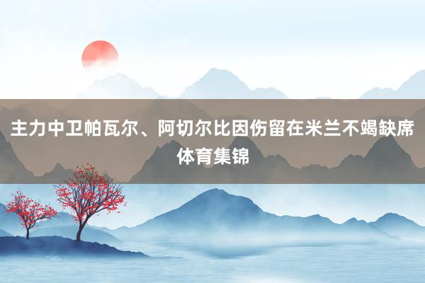 主力中卫帕瓦尔、阿切尔比因伤留在米兰不竭缺席体育集锦