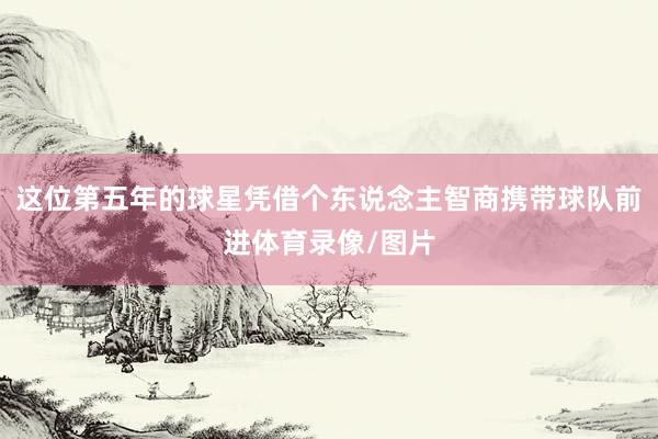 这位第五年的球星凭借个东说念主智商携带球队前进体育录像/图片