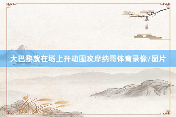 大巴黎就在场上开动围攻摩纳哥体育录像/图片