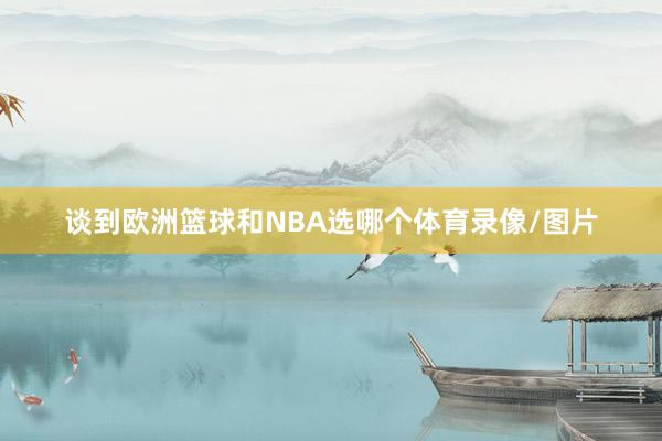 谈到欧洲篮球和NBA选哪个体育录像/图片
