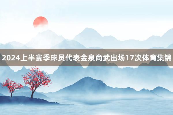 2024上半赛季球员代表金泉尚武出场17次体育集锦