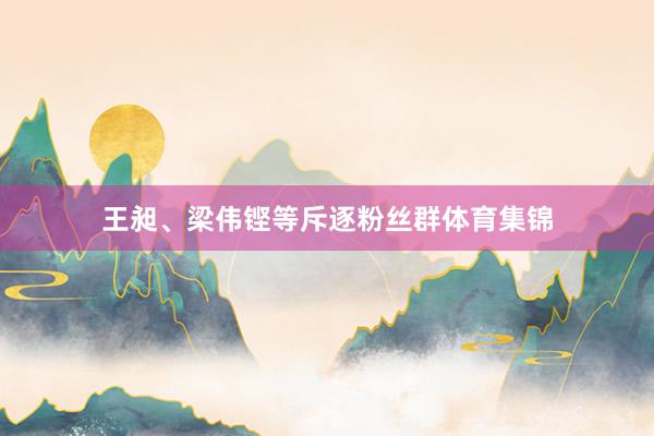 王昶、梁伟铿等斥逐粉丝群体育集锦