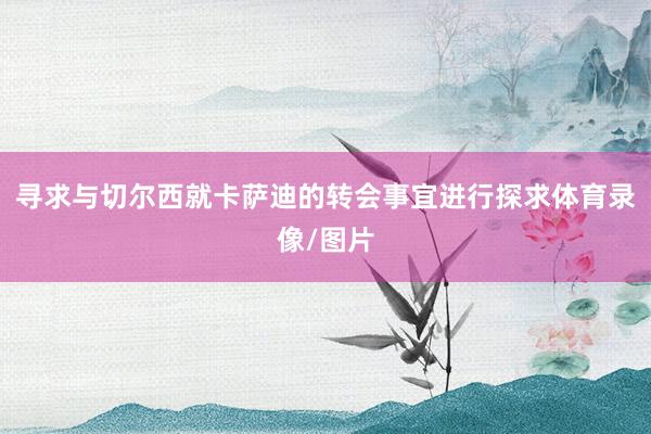 寻求与切尔西就卡萨迪的转会事宜进行探求体育录像/图片
