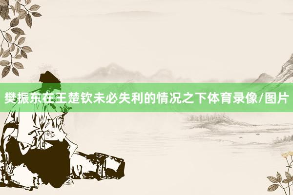 樊振东在王楚钦未必失利的情况之下体育录像/图片