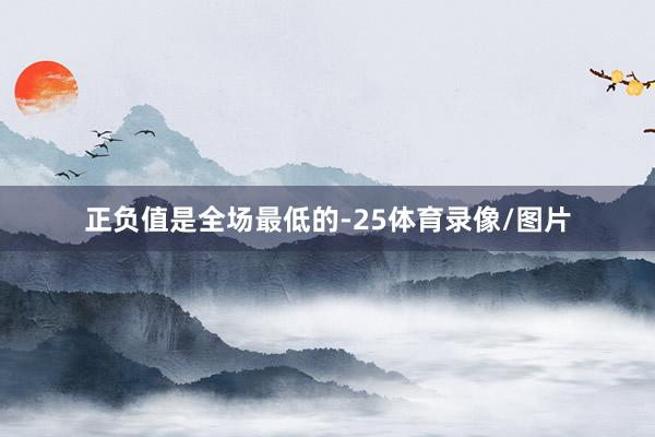正负值是全场最低的-25体育录像/图片
