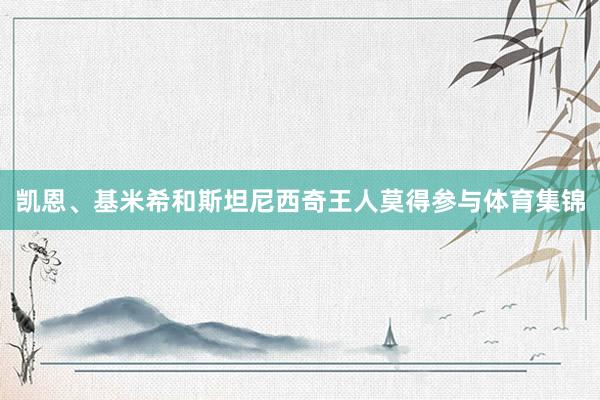 凯恩、基米希和斯坦尼西奇王人莫得参与体育集锦
