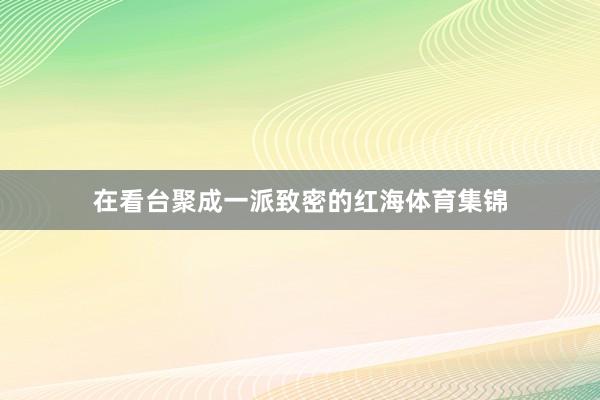 在看台聚成一派致密的红海体育集锦