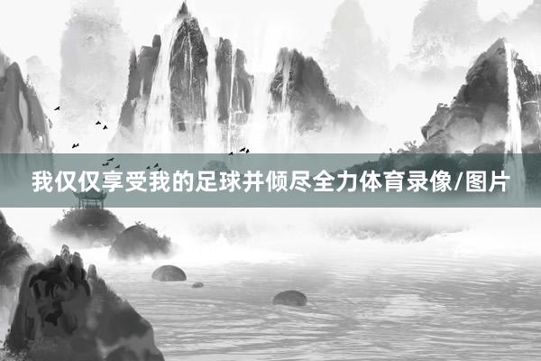 我仅仅享受我的足球并倾尽全力体育录像/图片