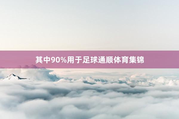 其中90%用于足球通顺体育集锦