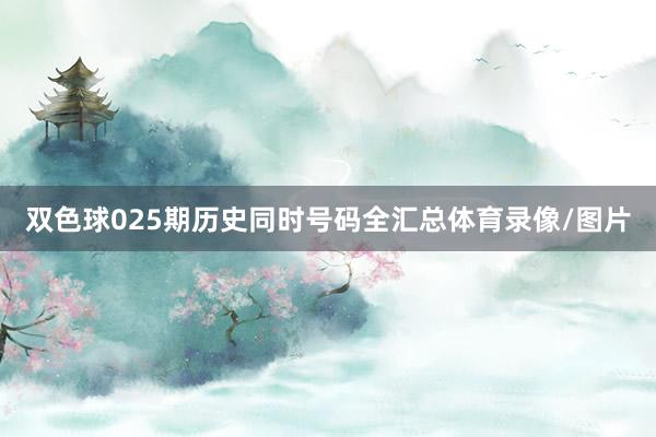 双色球025期历史同时号码全汇总体育录像/图片