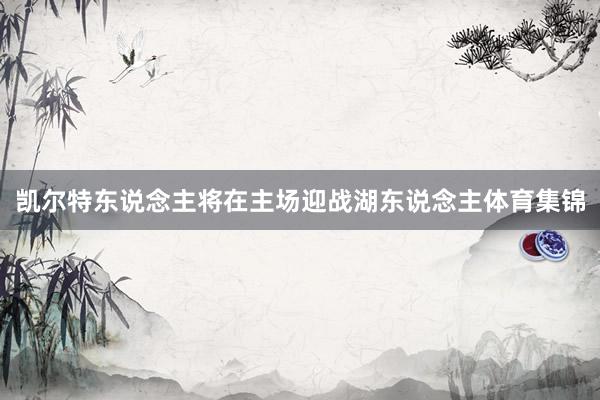 凯尔特东说念主将在主场迎战湖东说念主体育集锦