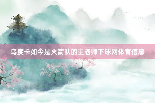 乌度卡如今是火箭队的主老师下球网体育信息