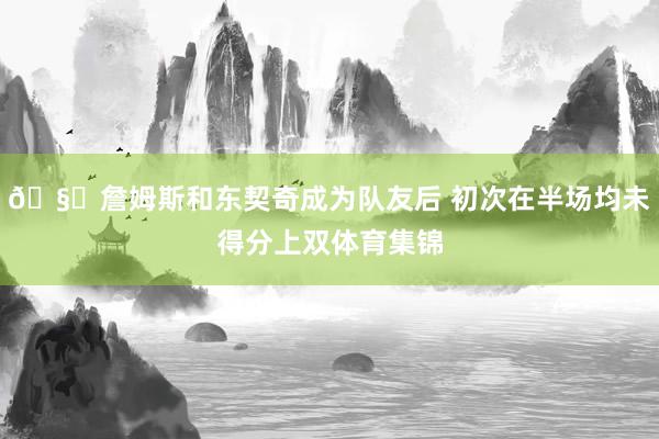 🧐詹姆斯和东契奇成为队友后 初次在半场均未得分上双体育集锦