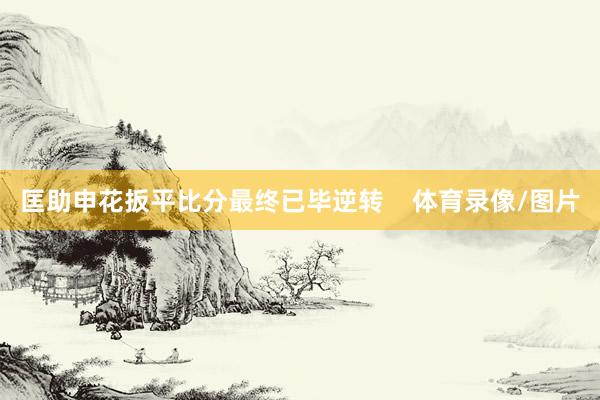 匡助申花扳平比分最终已毕逆转    体育录像/图片