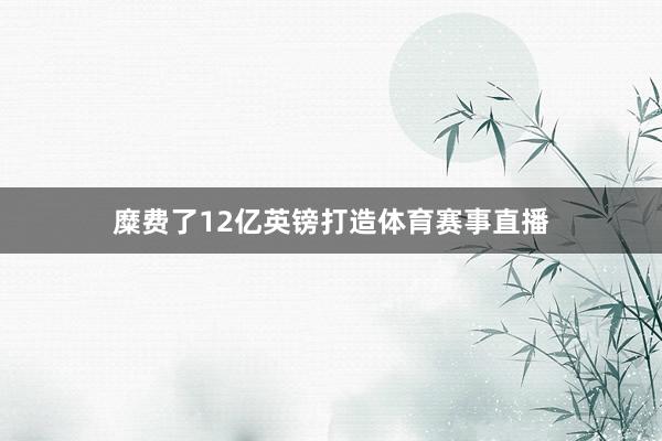 糜费了12亿英镑打造体育赛事直播