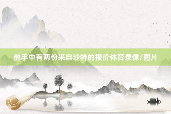 他手中有两份来自沙特的报价体育录像/图片