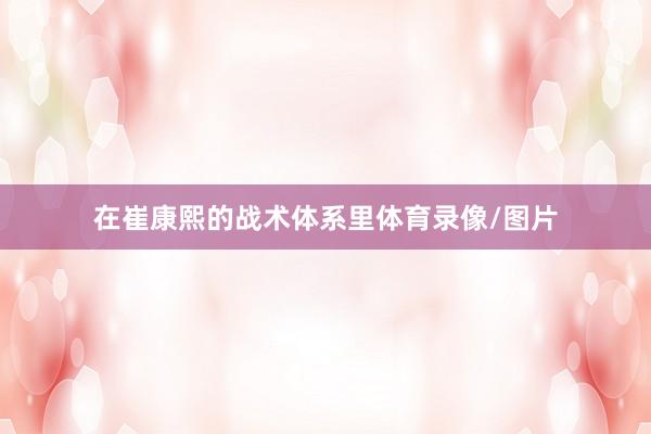 在崔康熙的战术体系里体育录像/图片
