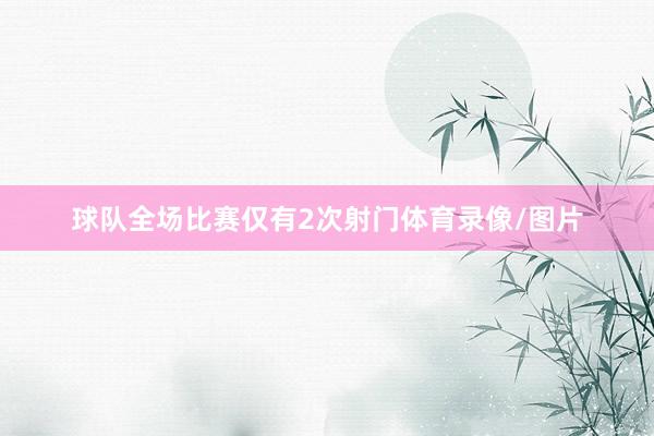 球队全场比赛仅有2次射门体育录像/图片