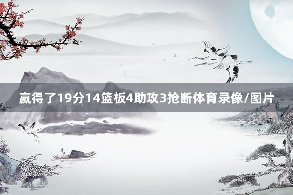 赢得了19分14篮板4助攻3抢断体育录像/图片