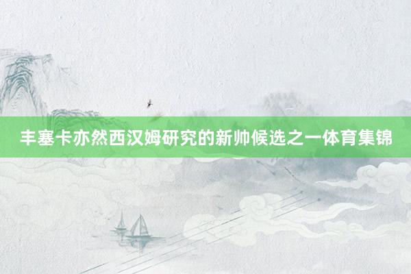丰塞卡亦然西汉姆研究的新帅候选之一体育集锦