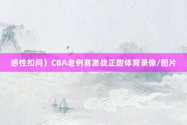 感性扣问）CBA老例赛激战正酣体育录像/图片
