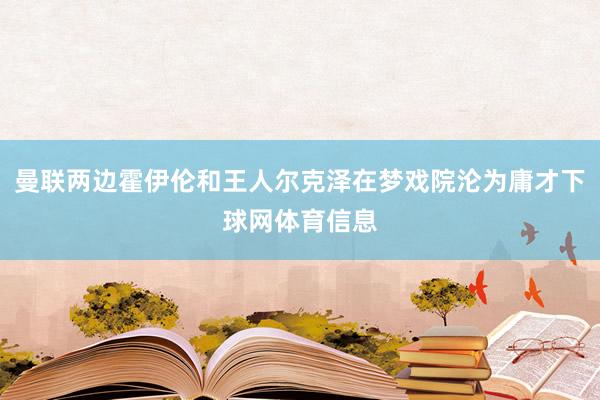 曼联两边霍伊伦和王人尔克泽在梦戏院沦为庸才下球网体育信息
