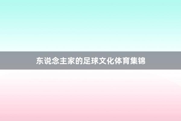东说念主家的足球文化体育集锦
