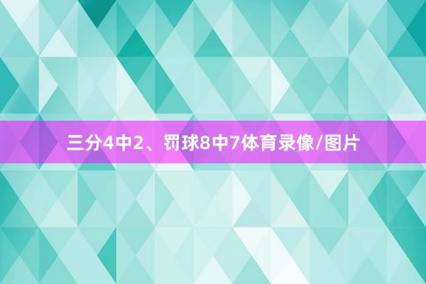 三分4中2、罚球8中7体育录像/图片